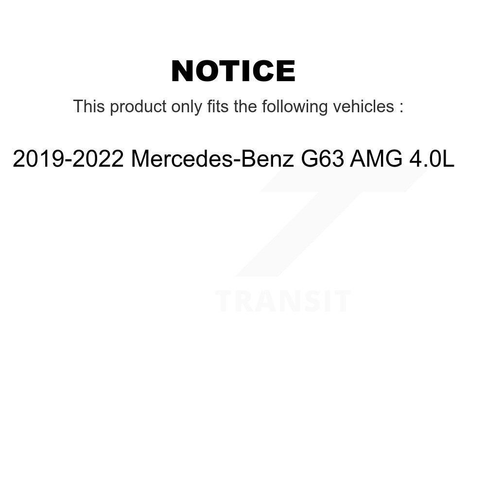 Ceramic Brake Pad Wear Sensor Front Kit For 2019-2022 Mercedes-Benz G63 AMG 4.0L