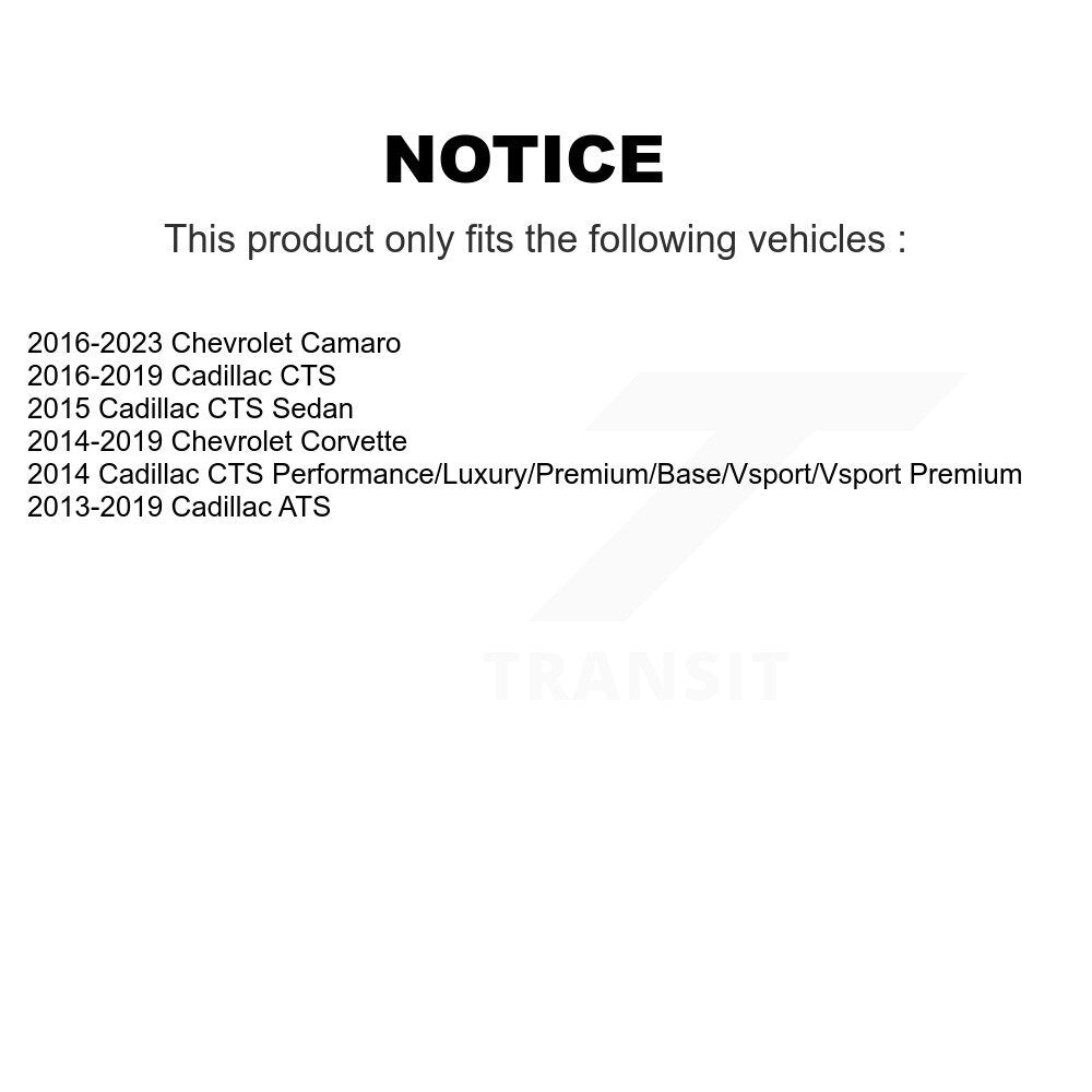 Parking Brake Shoe Rear NB-1040B For Chevrolet Cadillac Camaro ATS Corvette CTS