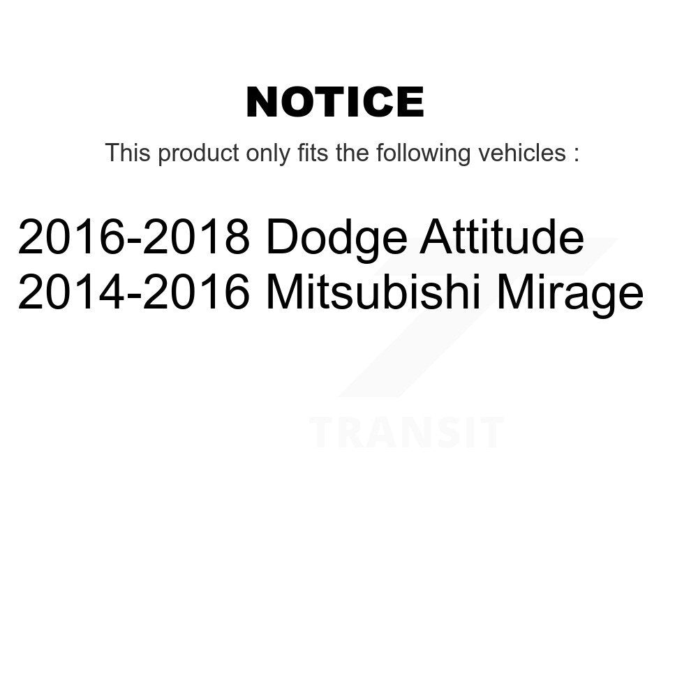 Drum Brake Shoe Rear NB-1059B For Mitsubishi Mirage Dodge Attitude