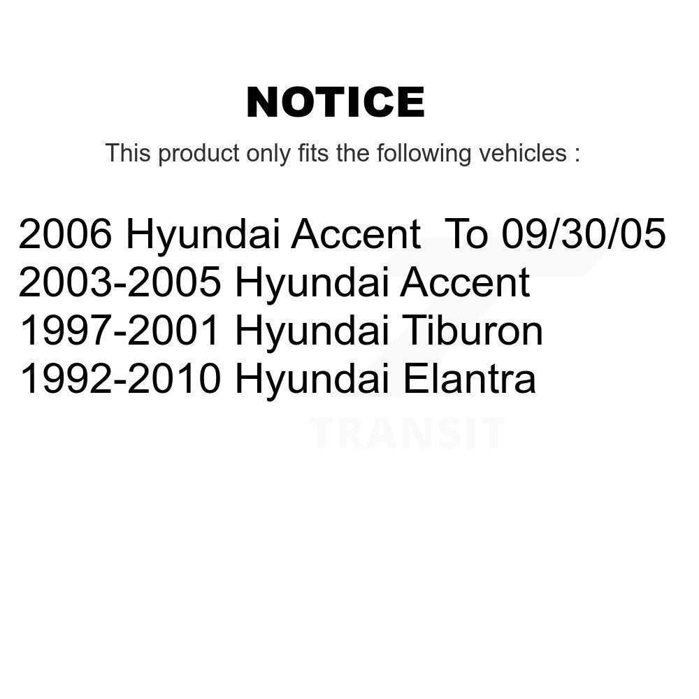 Drum Brake Shoe Rear NB-715B For Hyundai Elantra Accent Tiburon