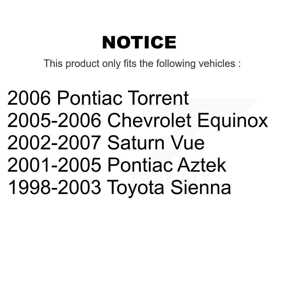 Drum Brake Shoe Rear NB-729B For Toyota Sienna Saturn Vue Chevrolet Equinox