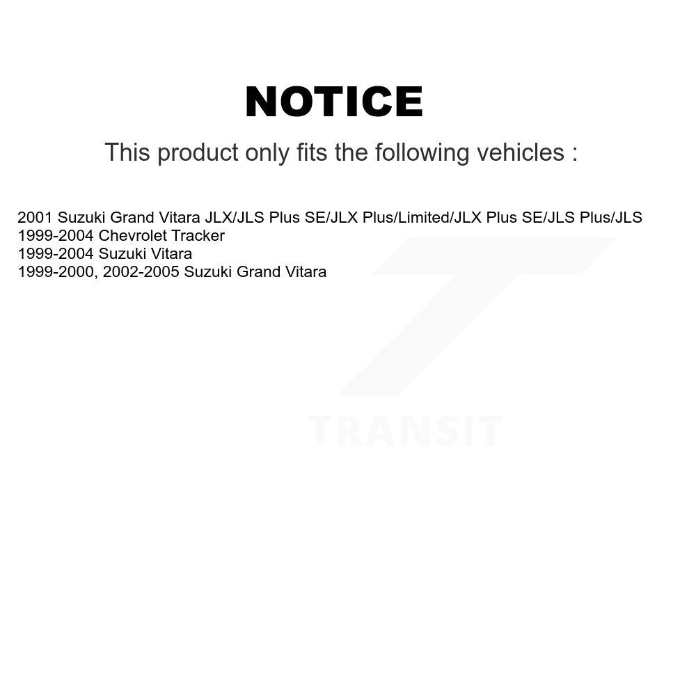 Drum Brake Shoe Rear NB-738B For Chevrolet Tracker Suzuki Grand Vitara