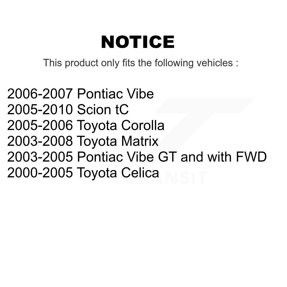 Parking Brake Shoe Rear NB-796B For Toyota Matrix Corolla Pontiac Vibe Celica tC