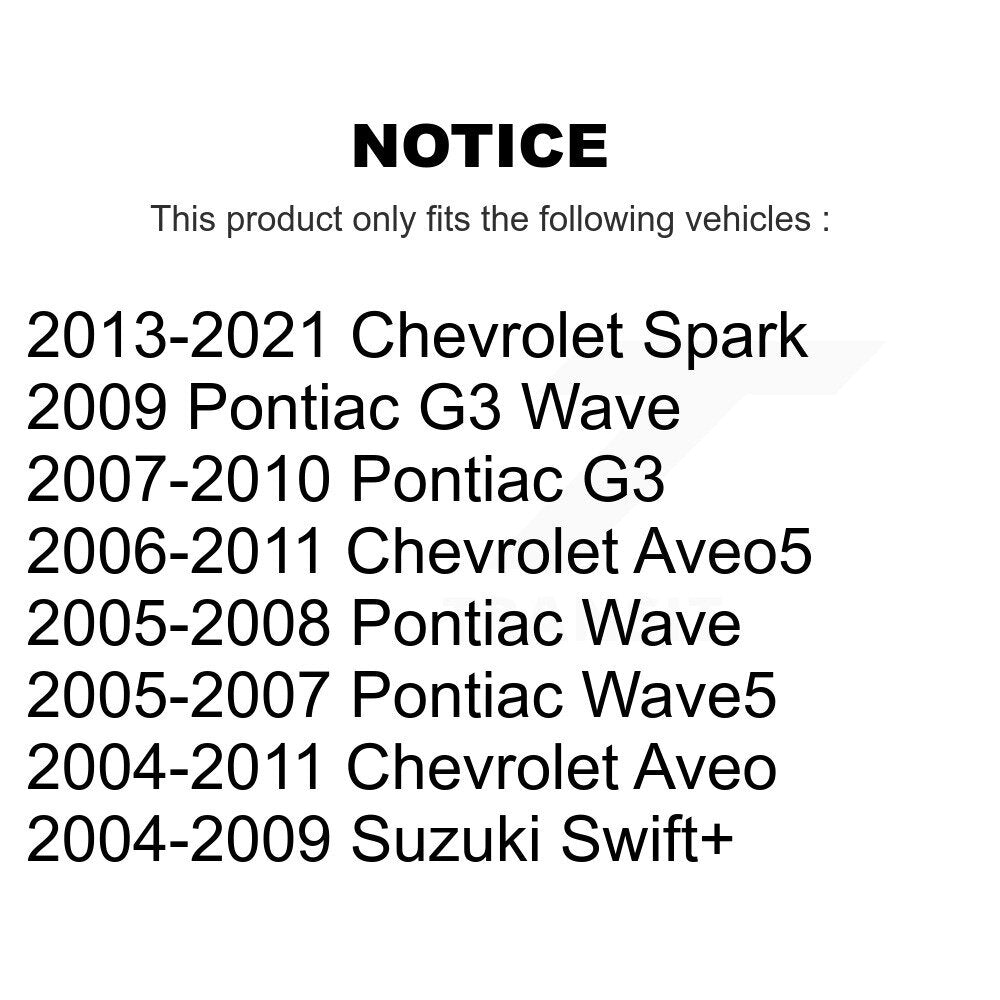 Drum Brake Shoe Rear NB-814B For Chevrolet Spark Aveo Pontiac Aveo5 Wave G3