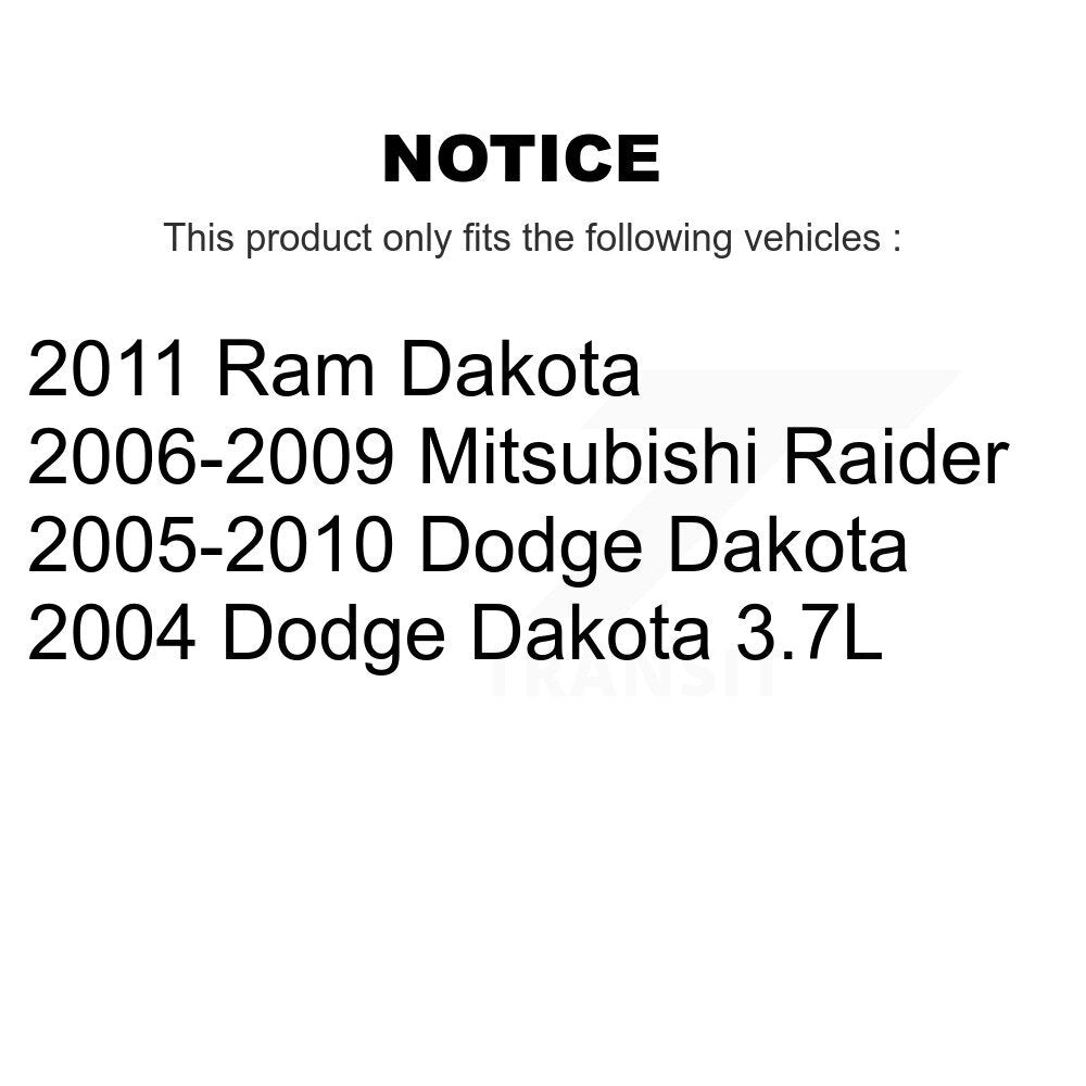 Drum Brake Shoe Rear NB-922B For Dakota Dodge Ram Mitsubishi Raider