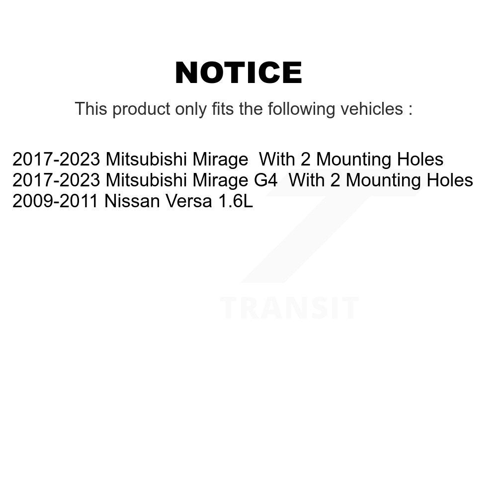 Drum Brake Shoe Rear NB-924B For Nissan Versa Mitsubishi Mirage G4