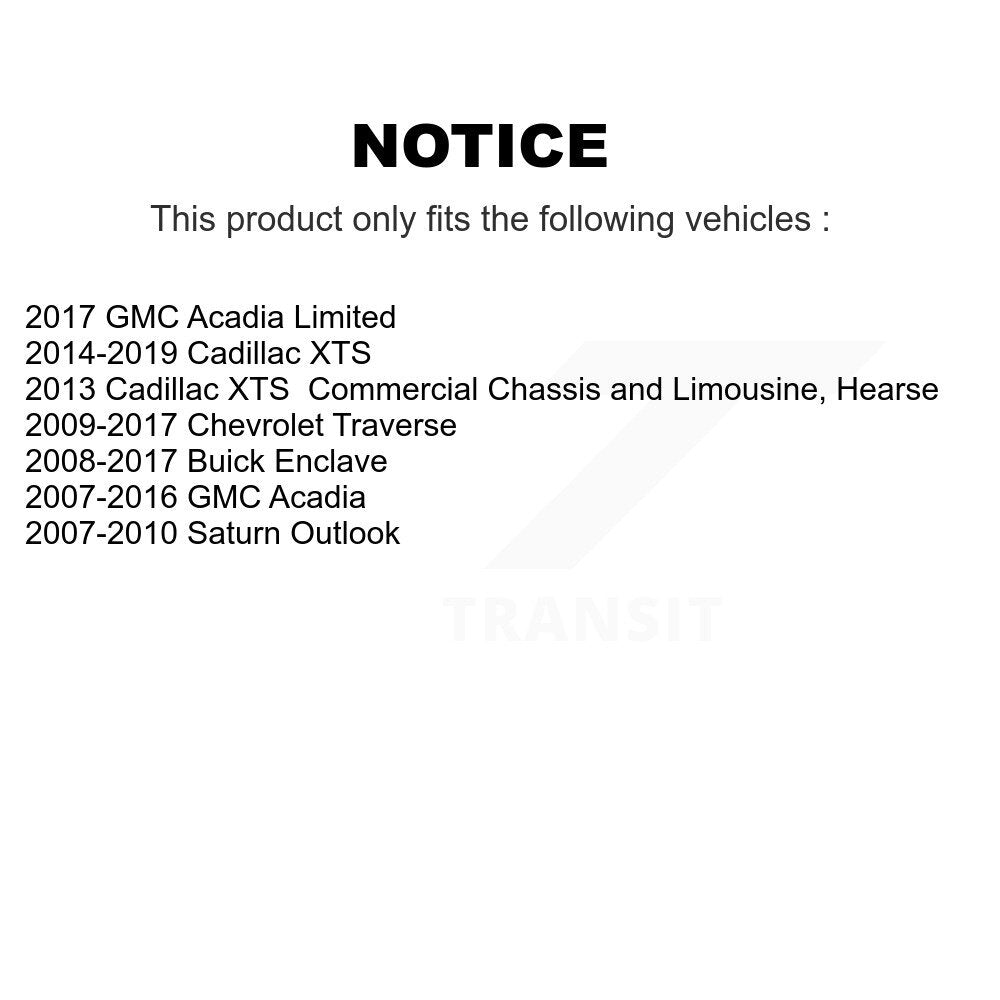 Parking Brake Shoe Rear NB-933B For GMC Acadia Buick Enclave Chevrolet Traverse