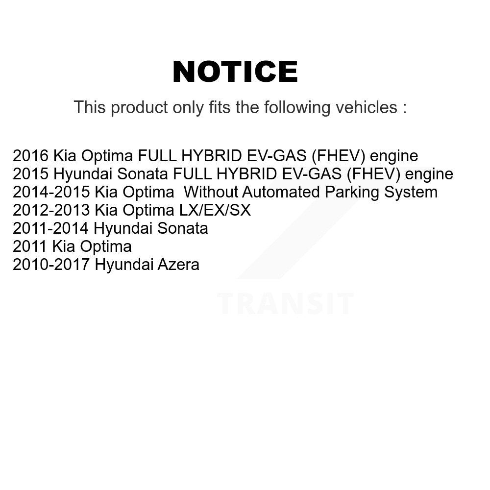 Parking Brake Shoe Rear NB-982B For Hyundai Sonata Kia Optima Azera