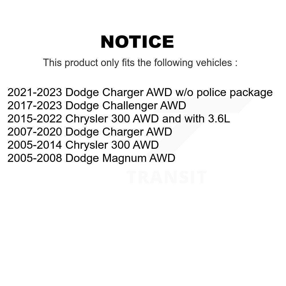 CV Axle Shaft Front Right NCV-CH12509 For Dodge Chrysler 300 Charger Challenger