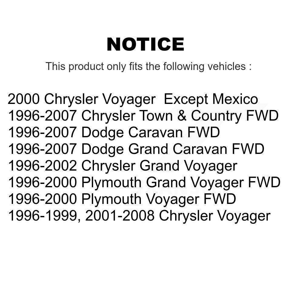 CV Axle Shaft Front Right NCV-CH12536 For Dodge Grand Caravan Chrysler Town &