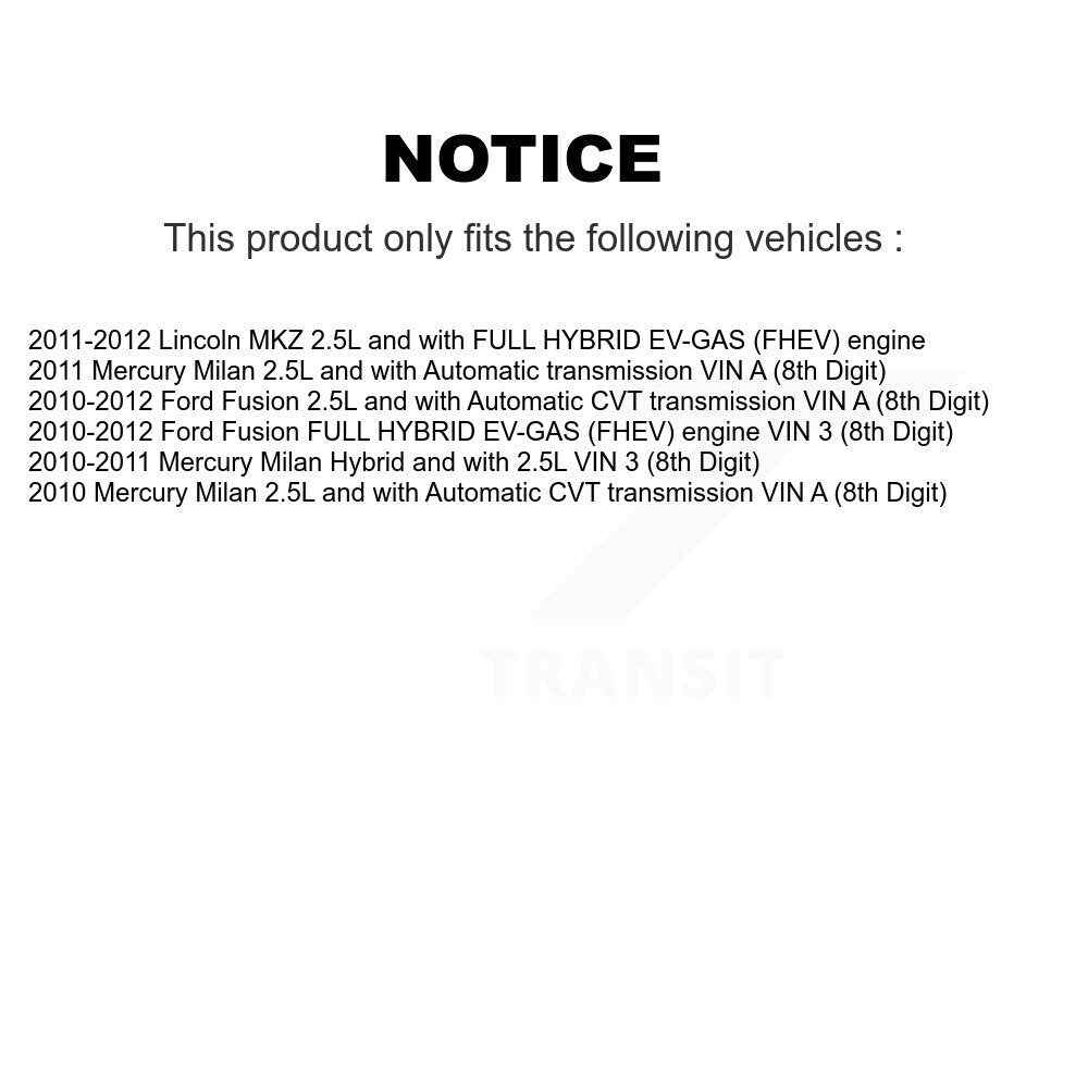 CV Axle Shaft Front Right NCV-FD11013 For Ford Fusion Lincoln MKZ Mercury Milan