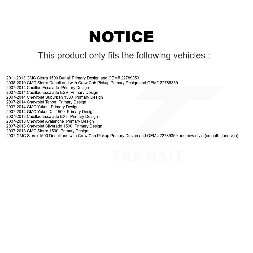 CV Axle Shaft Front NCV-GM10143 For Chevrolet GMC Sierra 1500 Silverado Cadillac