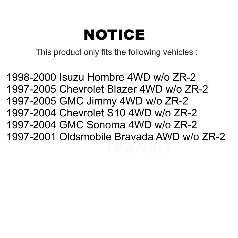 CV Axle Shaft Front Left NCV-GM10205 For Chevrolet GMC Blazer S10 Jimmy Sonoma
