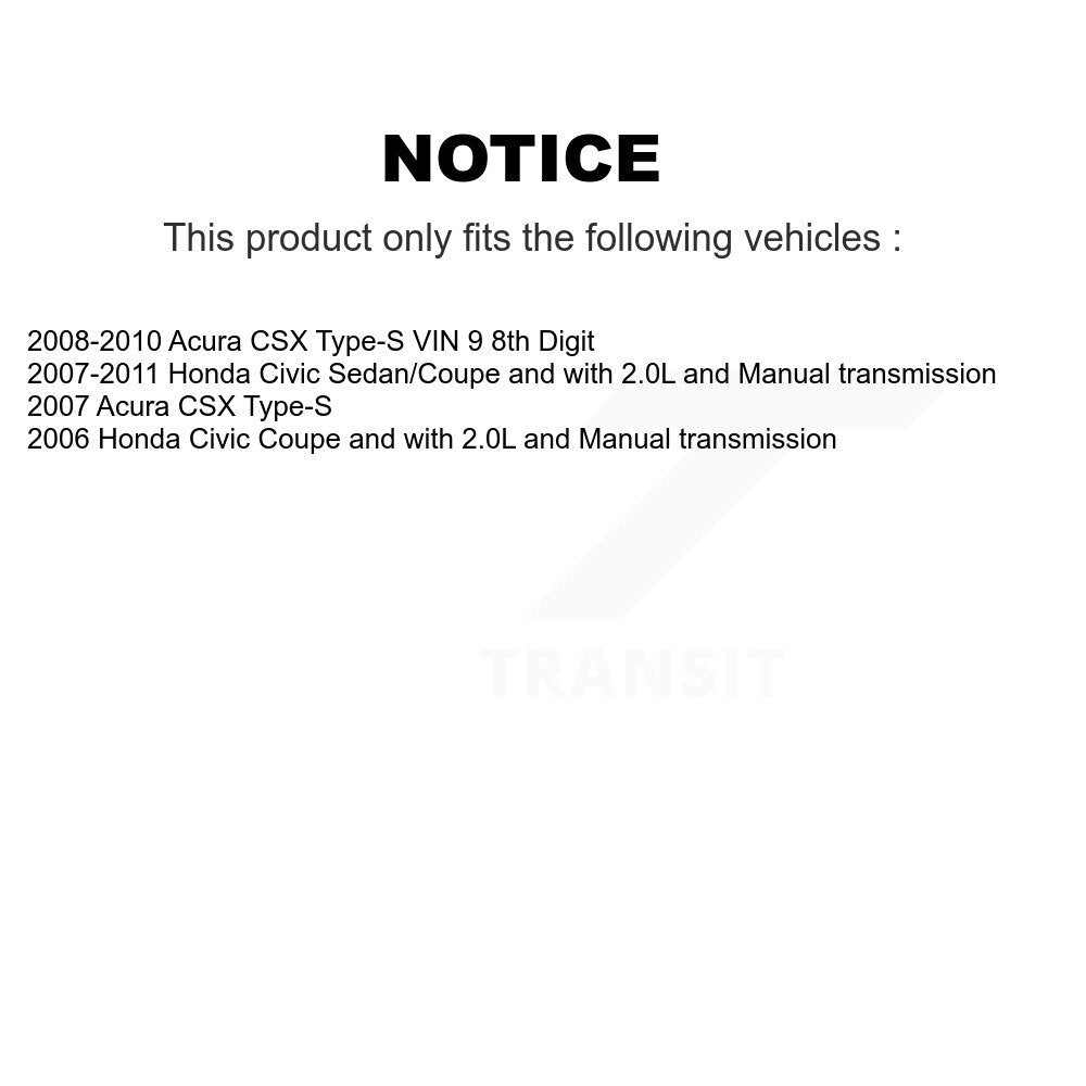 CV Axle Shaft Front Right NCV-HO36578 For Honda Civic Acura CSX