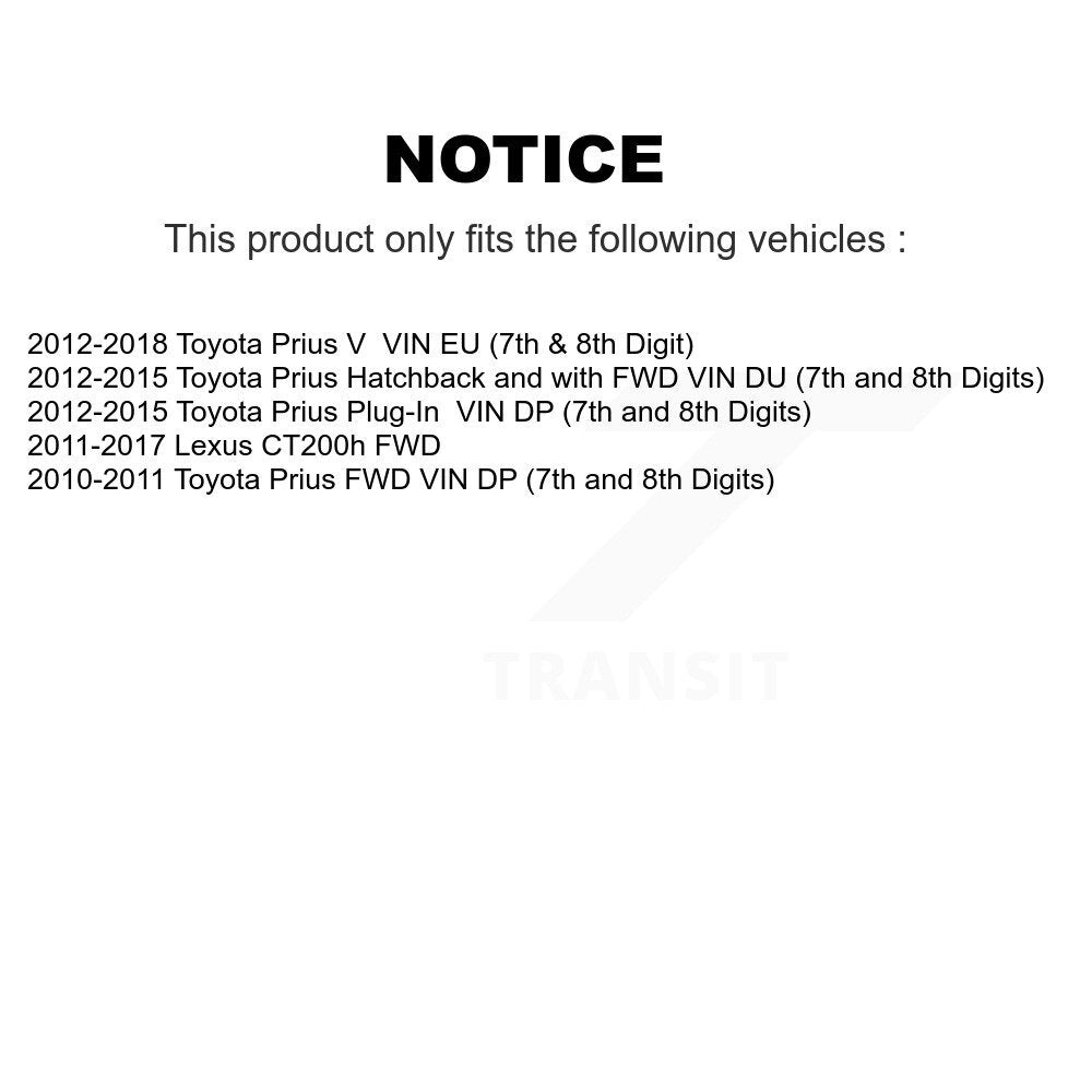 CV Axle Shaft Front Left NCV-TO69020 For Toyota Prius V Lexus CT200h Plug-In