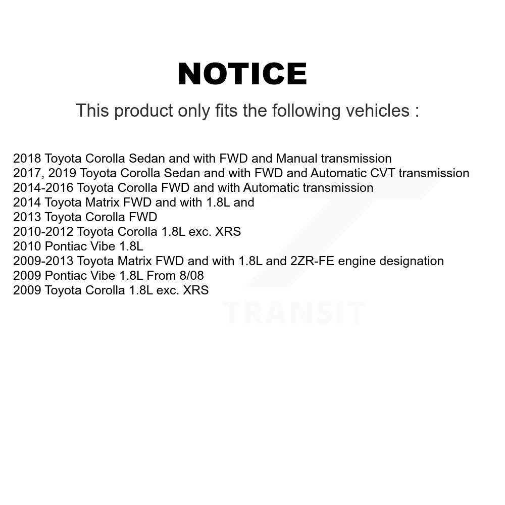 CV Axle Shaft Front Right NCV-TO69588 For Toyota Corolla Matrix Pontiac Vibe