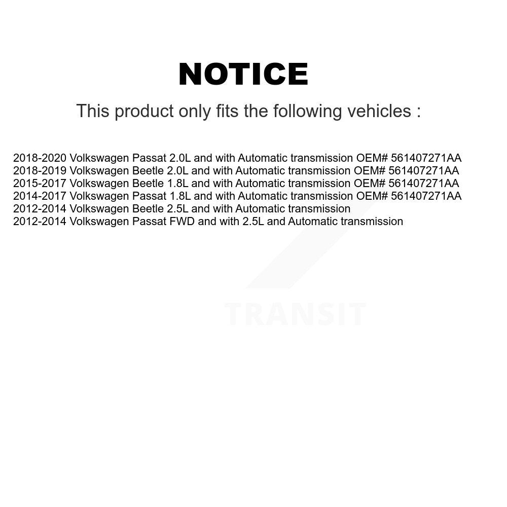 CV Axle Shaft Front Left NCV-VW72130 For Volkswagen Passat Beetle