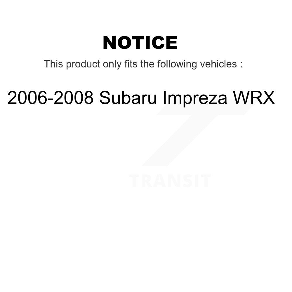 Ceramic Disc Brake Pads Front NWF-PRC1182 For 2006-2008 Subaru Impreza WRX
