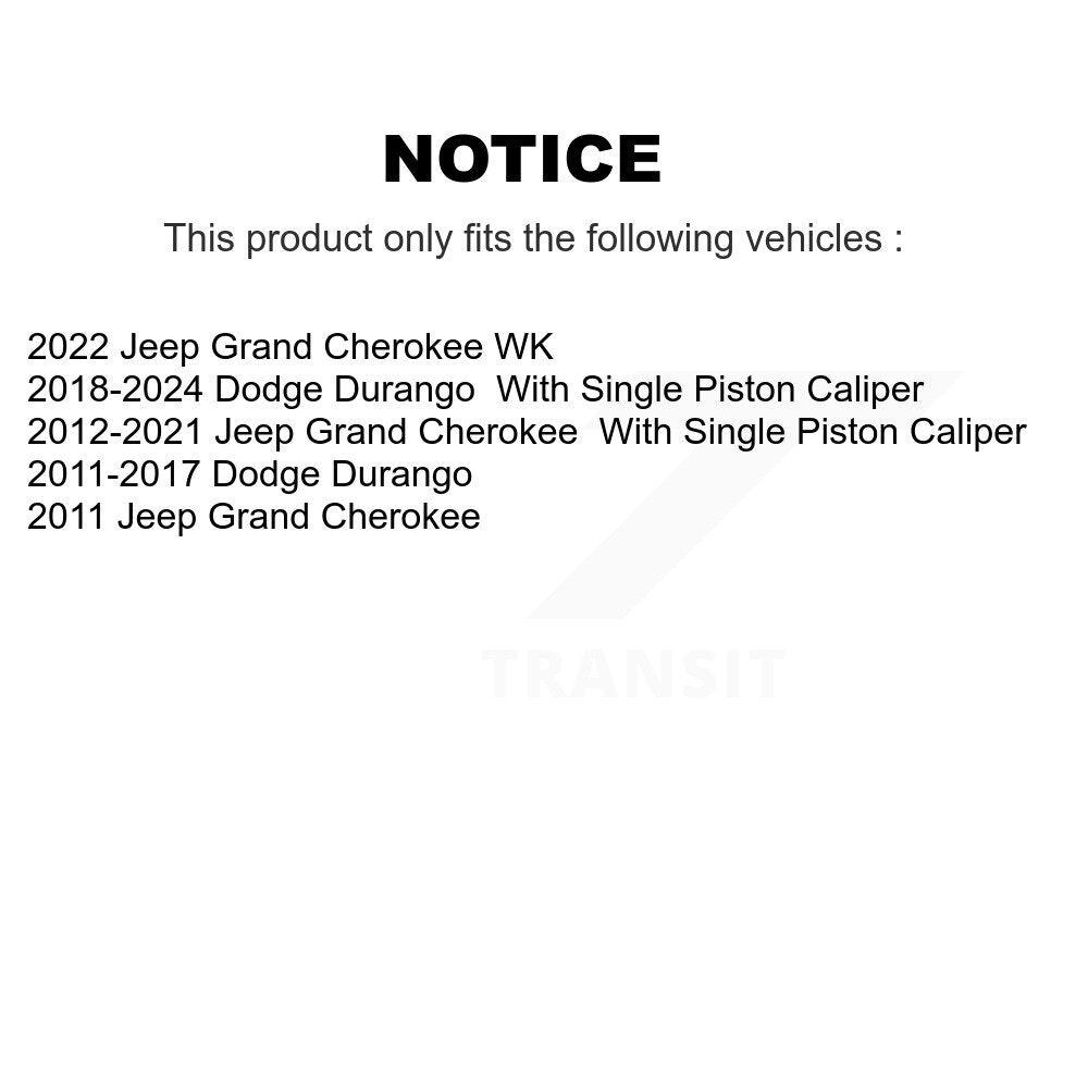 Ceramic Disc Brake Pads Rear NWF-PRC1498 For Jeep Grand Cherokee Dodge Durango