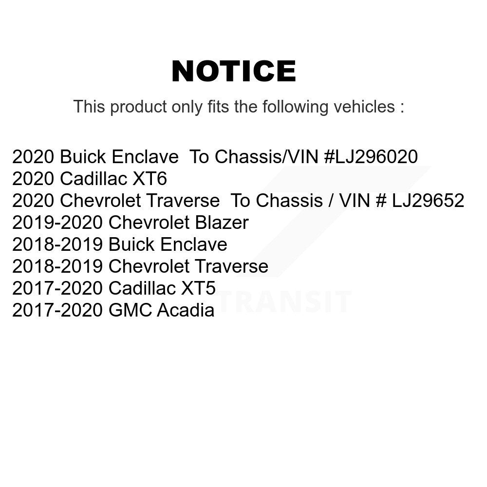 Ceramic Disc Brake Pads Front NWF-PRC1896 For Chevrolet Cadillac XT5 Traverse