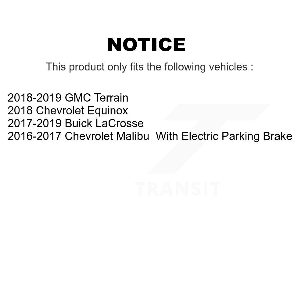 Ceramic Disc Brake Pads Rear NWF-PRC1915 For Chevrolet Equinox GMC Terrain Buick