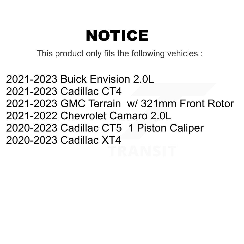 Ceramic Disc Brake Pads Front NWF-PRC2314 For GMC Terrain Cadillac Buick XT4 CT5