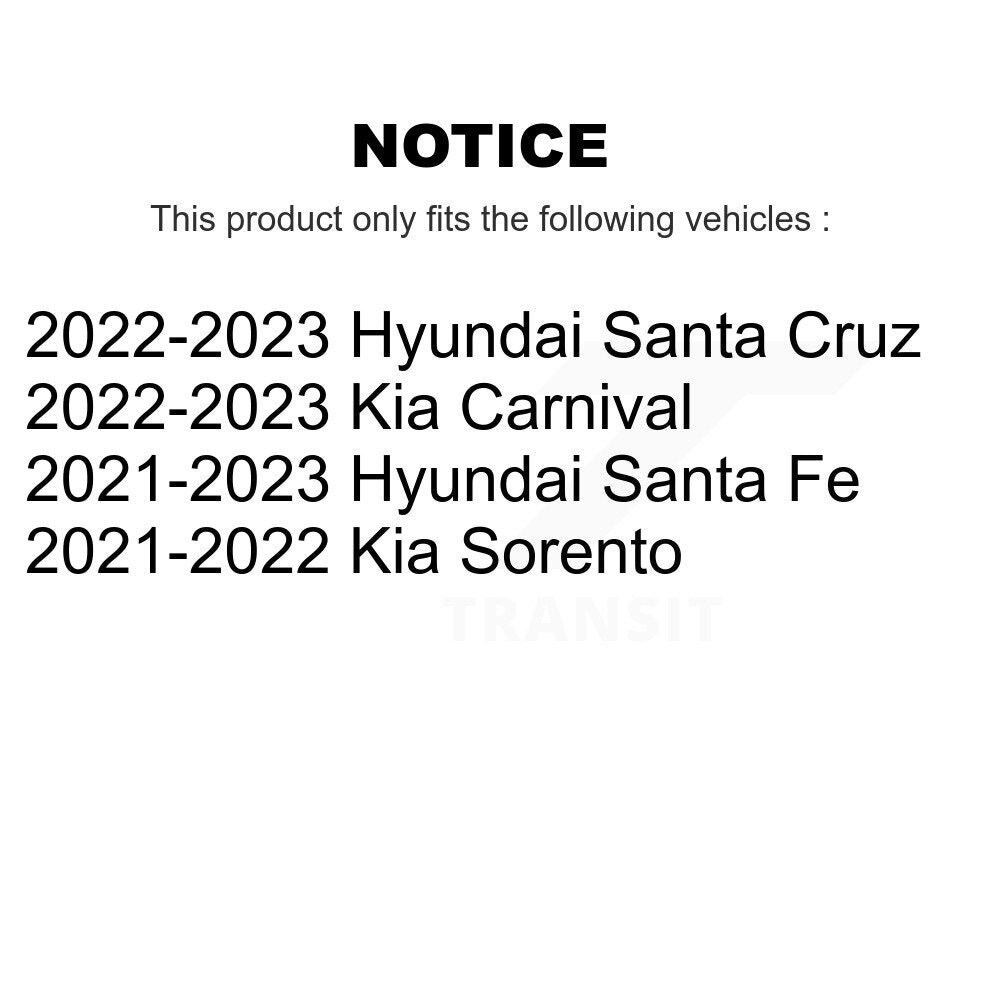 Ceramic Disc Brake Pads Rear NWF-PRC2381 For Hyundai Santa Fe Kia Sorento Cruz