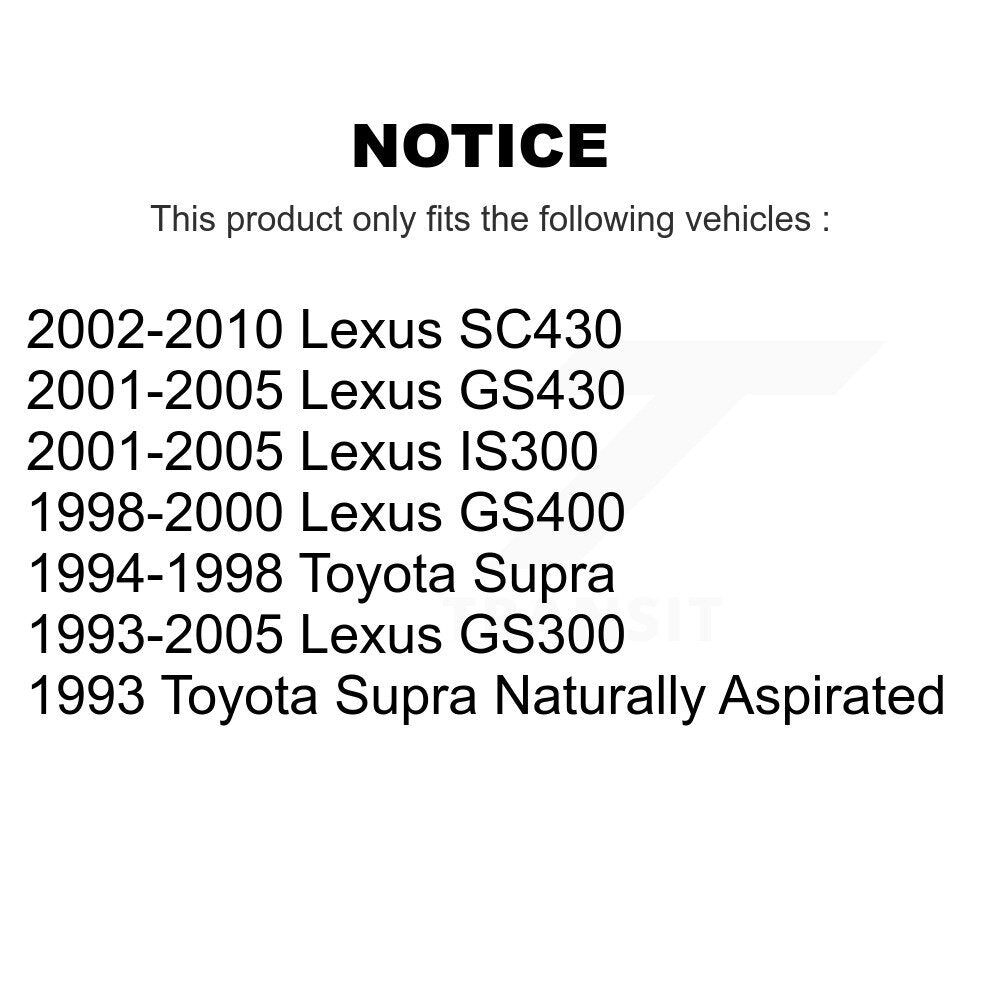 Ceramic Disc Brake Pads Front NWF-PRC619 For Lexus SC430 IS300 GS300 GS400 Supra