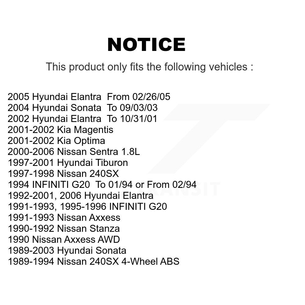 Ceramic Disc Brake Pads Front NWF-PRC700 For Nissan Sentra Hyundai Elantra 240SX