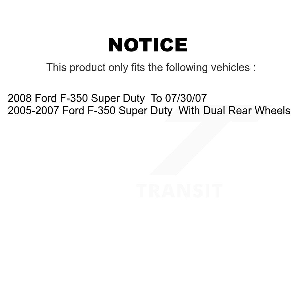 Semi-Metallic Disc Brake Pads Rear NWF-PRM1067 For Ford F-350 Super Duty