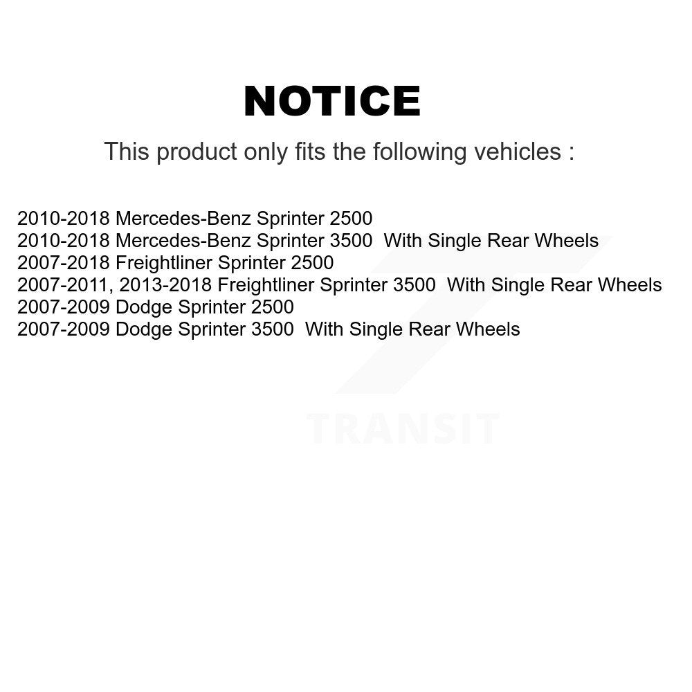 Semi-Metallic Disc Brake Pads Rear NWF-PRM1317 For Mercedes-Benz Sprinter 2500