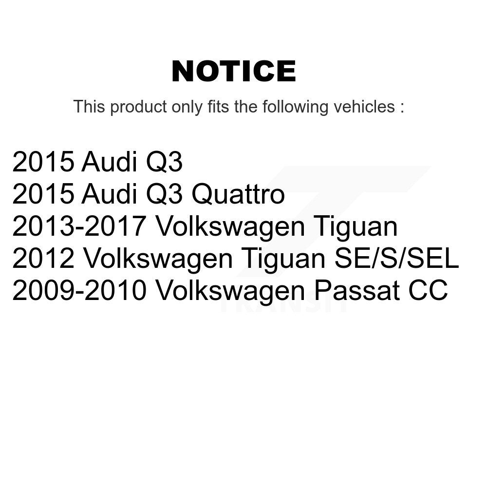 Semi-Metallic Disc Brake Pads Rear NWF-PRM1348 For Volkswagen Tiguan Audi Q3 CC