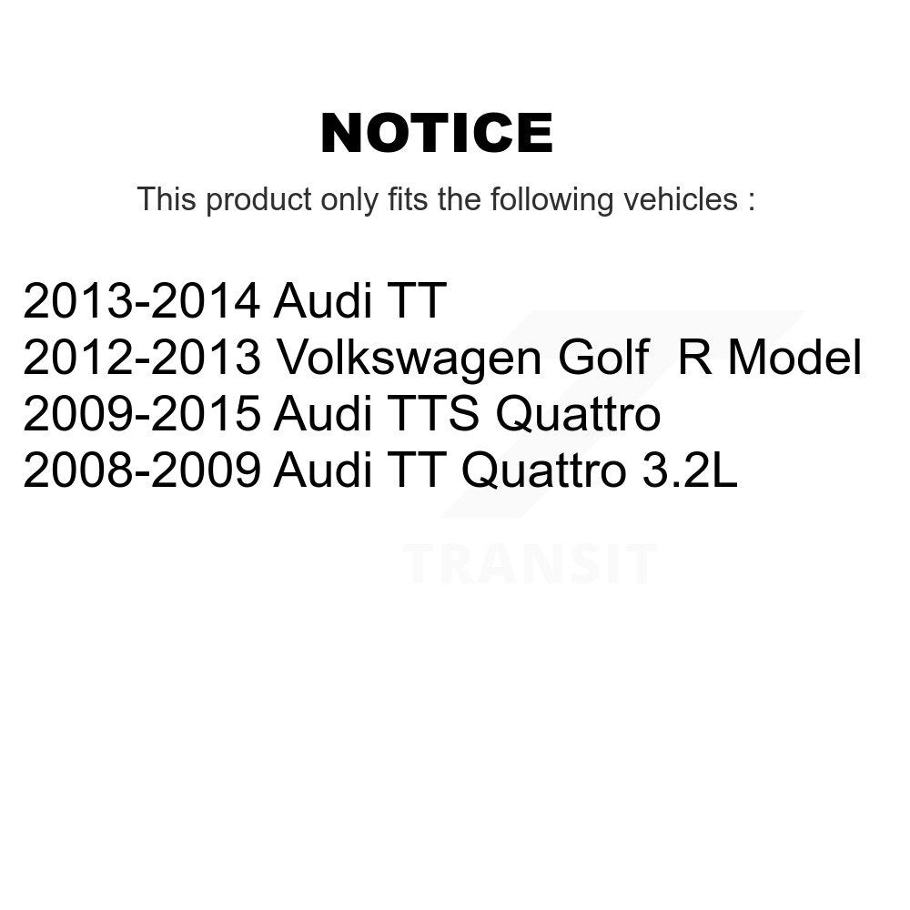 Semi-Metallic Disc Brake Pads Front NWF-PRM1359 For Volkswagen Golf Audi TT TTS