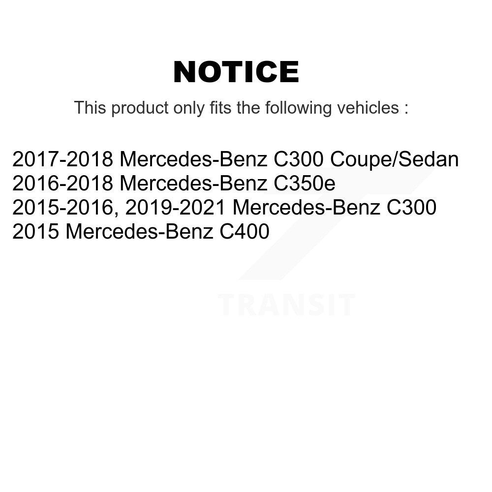 Semi-Metallic Disc Brake Pads Rear NWF-PRM1795 For Mercedes-Benz C300 C400 C350e