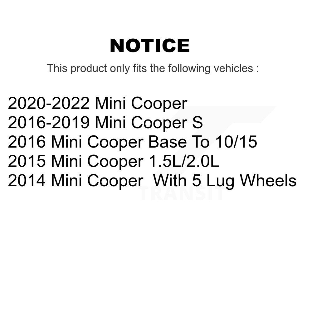 Ceramic Disc Brake Pads Rear NWF-PTC1800 For Mini Cooper