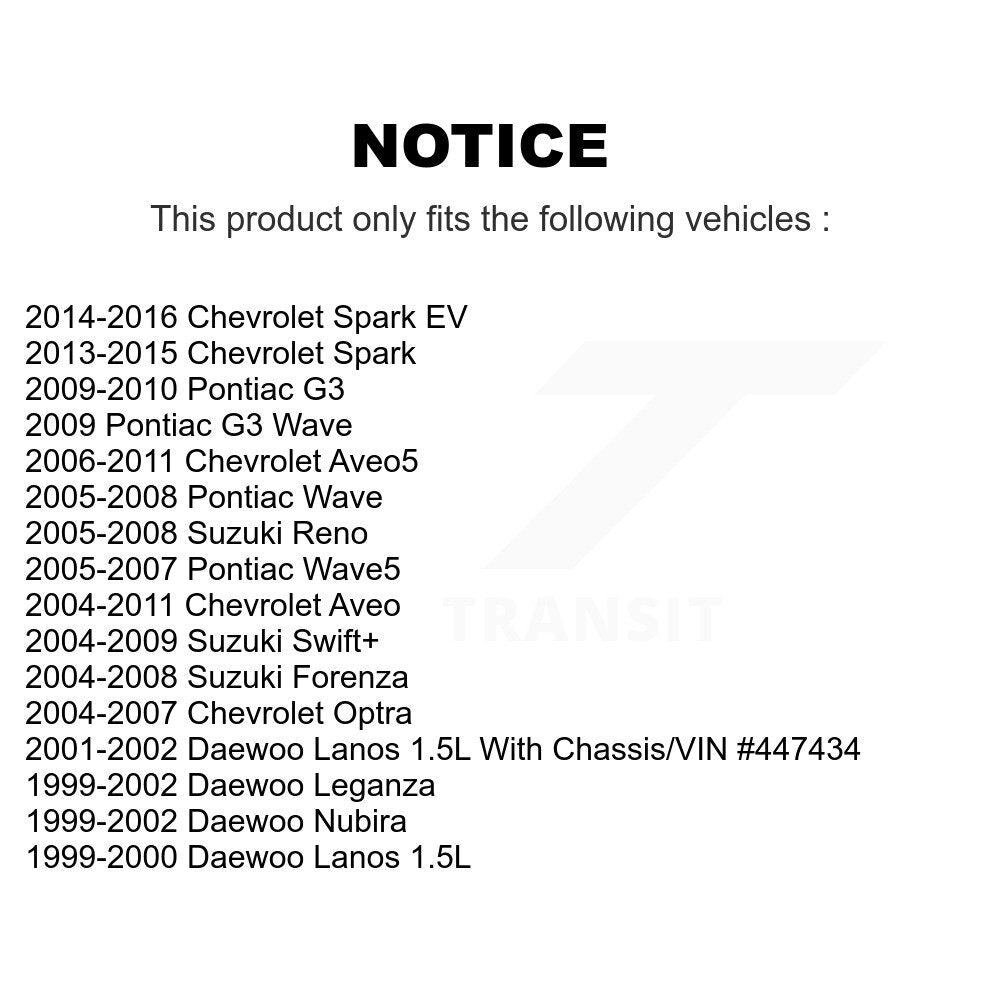 Semi-Metallic Disc Brake Pads Front PPF-D1035 For Chevrolet Aveo Pontiac Aveo5