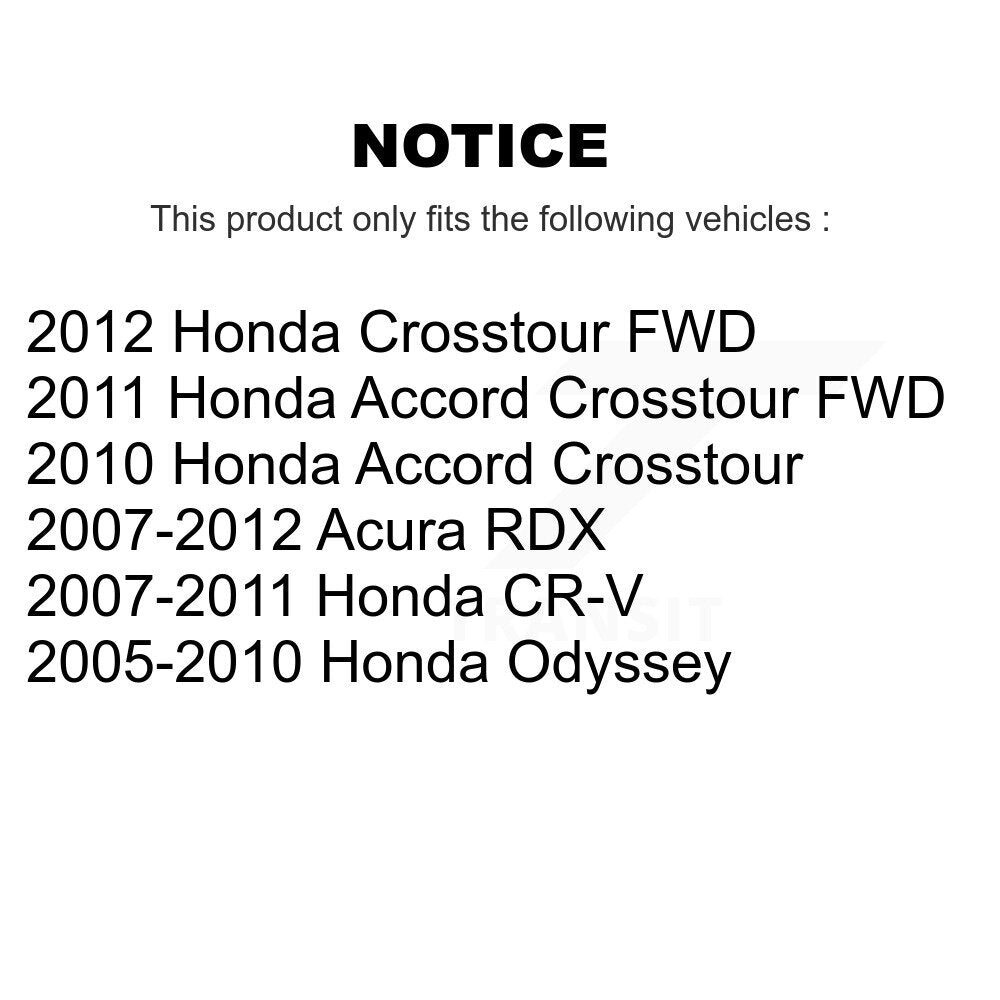 Semi-Metallic Disc Brake Pads Front PPF-D1089 For Honda CR-V Odyssey Acura RDX