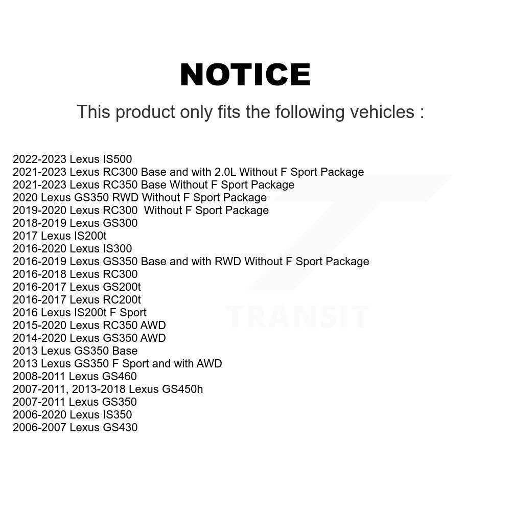Semi-Metallic Disc Brake Pads Front PPF-D1118 For Lexus IS300 IS350 GS350 RC350