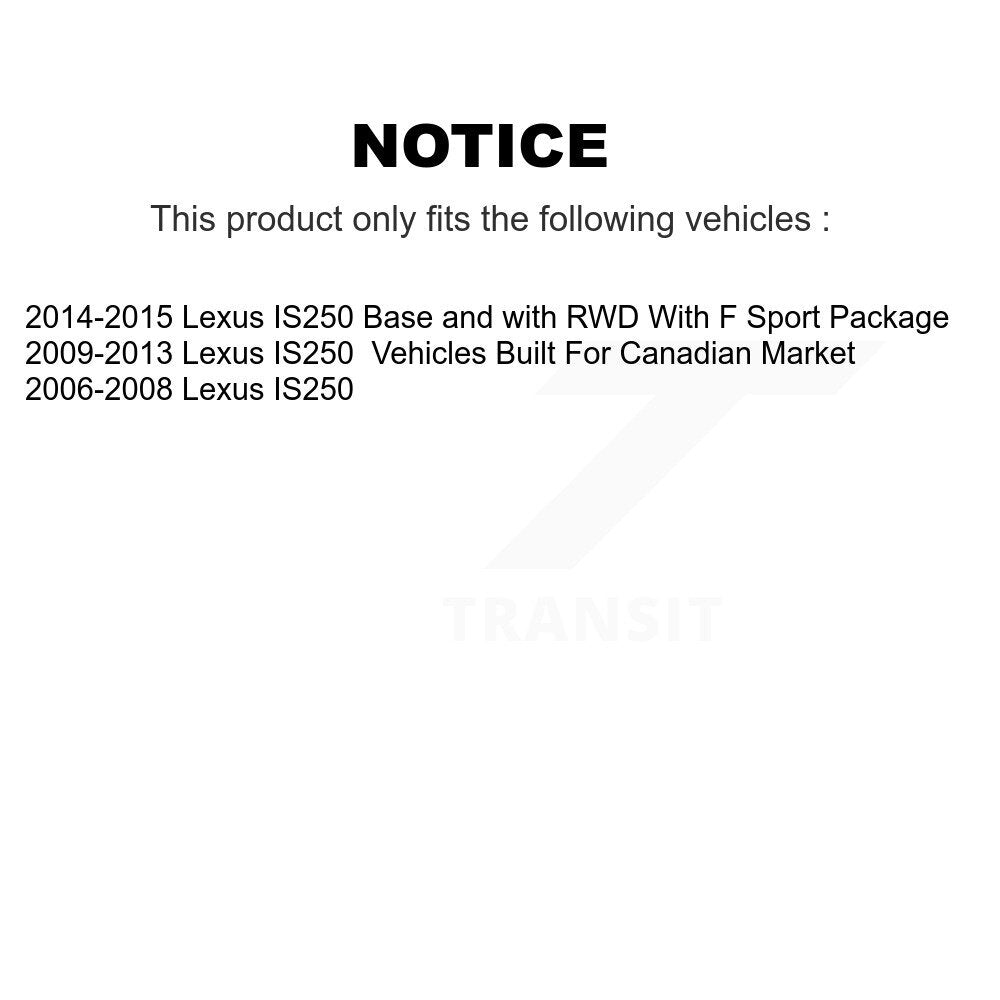 Semi-Metallic Disc Brake Pads Front PPF-D1178 For Lexus IS250