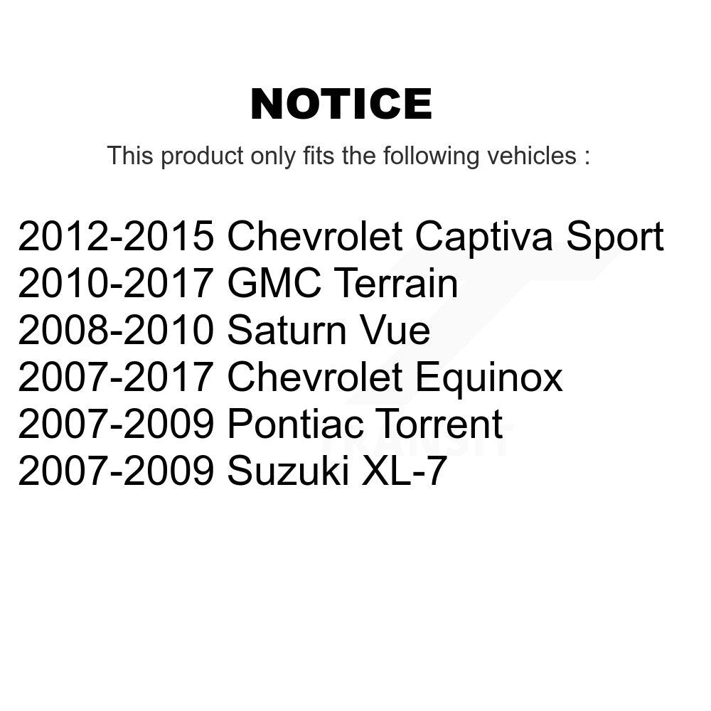 Semi-Metallic Disc Brake Pads Rear PPF-D1275 For Chevrolet Equinox GMC Terrain