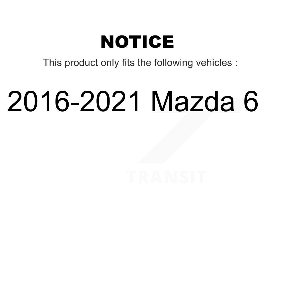 Semi-Metallic Disc Brake Pads Rear PPF-D1874 For 2016-2021 Mazda 6