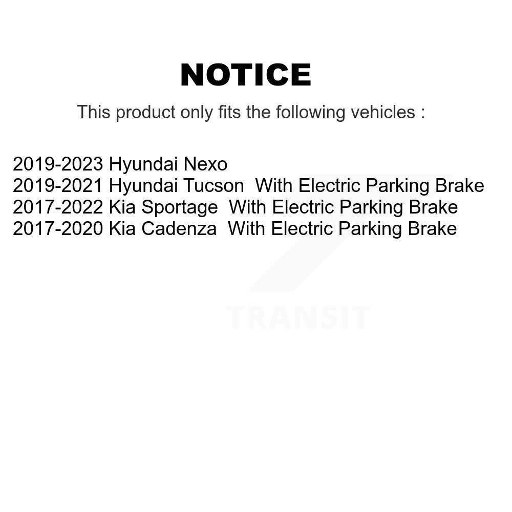 Semi-Metallic Disc Brake Pads Rear PPF-D2098 For Kia Sportage Hyundai Tucson