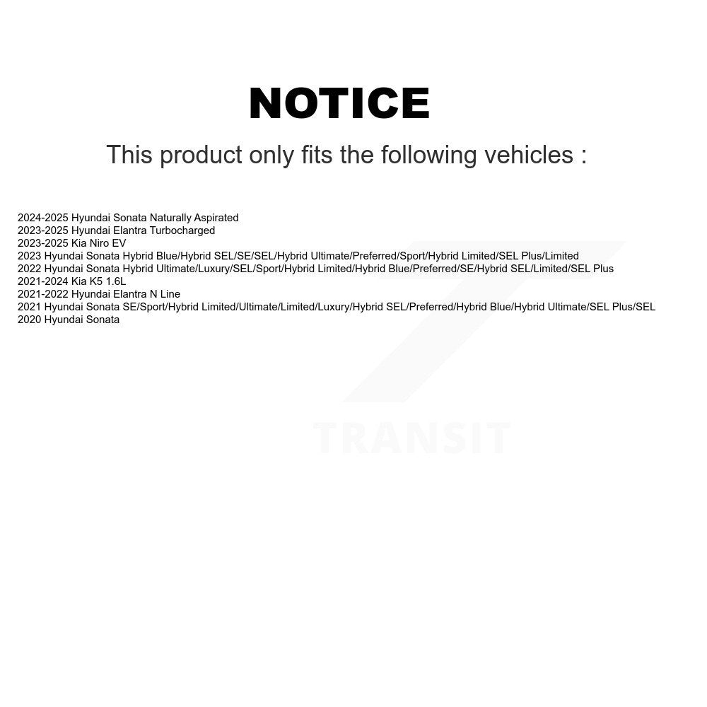 Semi-Metallic Disc Brake Pads Front PPF-D2302 For Hyundai Elantra Sonata Kia EV