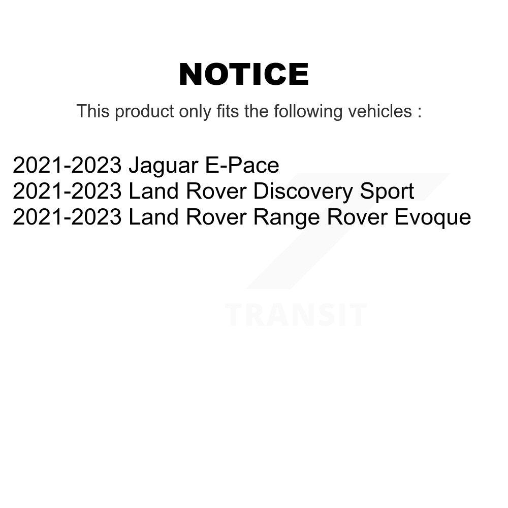 Semi-Metallic Disc Brake Pads Front PPF-D2416 For Land Rover Range Evoque Sport