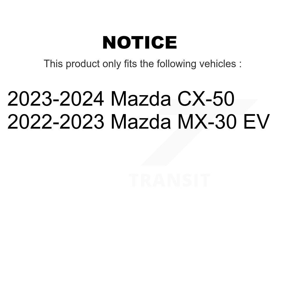 Semi-Metallic Disc Brake Pads Front PPF-D2426 For Mazda CX-50 MX-30 EV