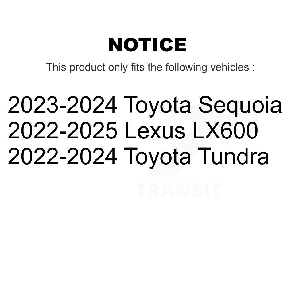 Semi-Metallic Disc Brake Pads Front PPF-D2442 For Toyota Tundra Sequoia Lexus