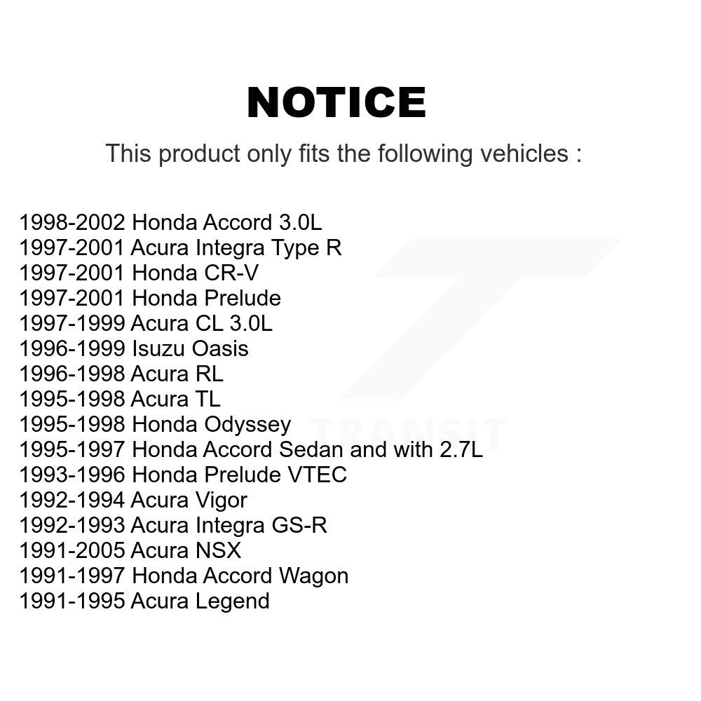 Semi-Metallic Disc Brake Pads Front PPF-D503 For Honda Accord CR-V Acura Prelude