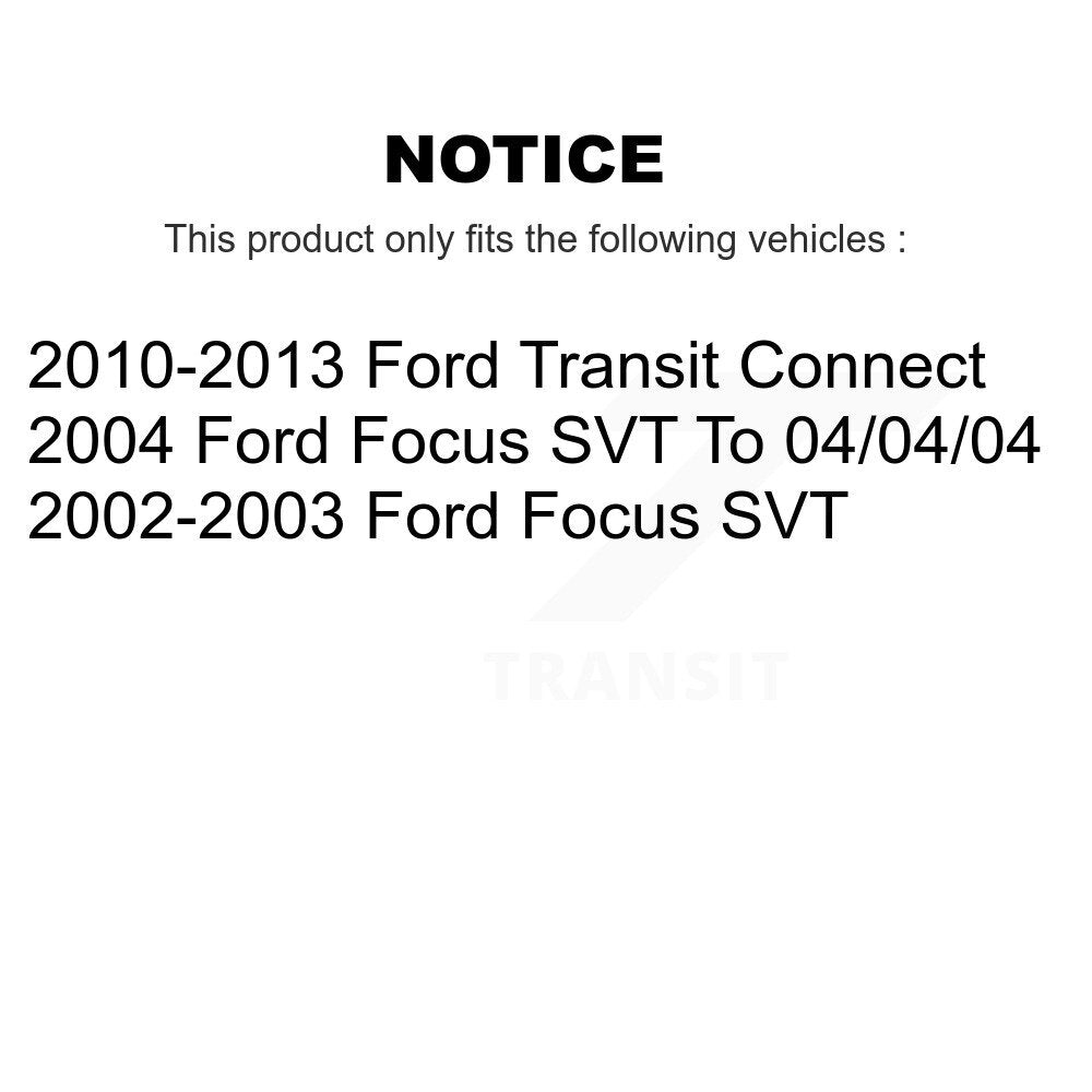 Semi-Metallic Disc Brake Pads Front PPF-D970 For Ford Transit Connect Focus
