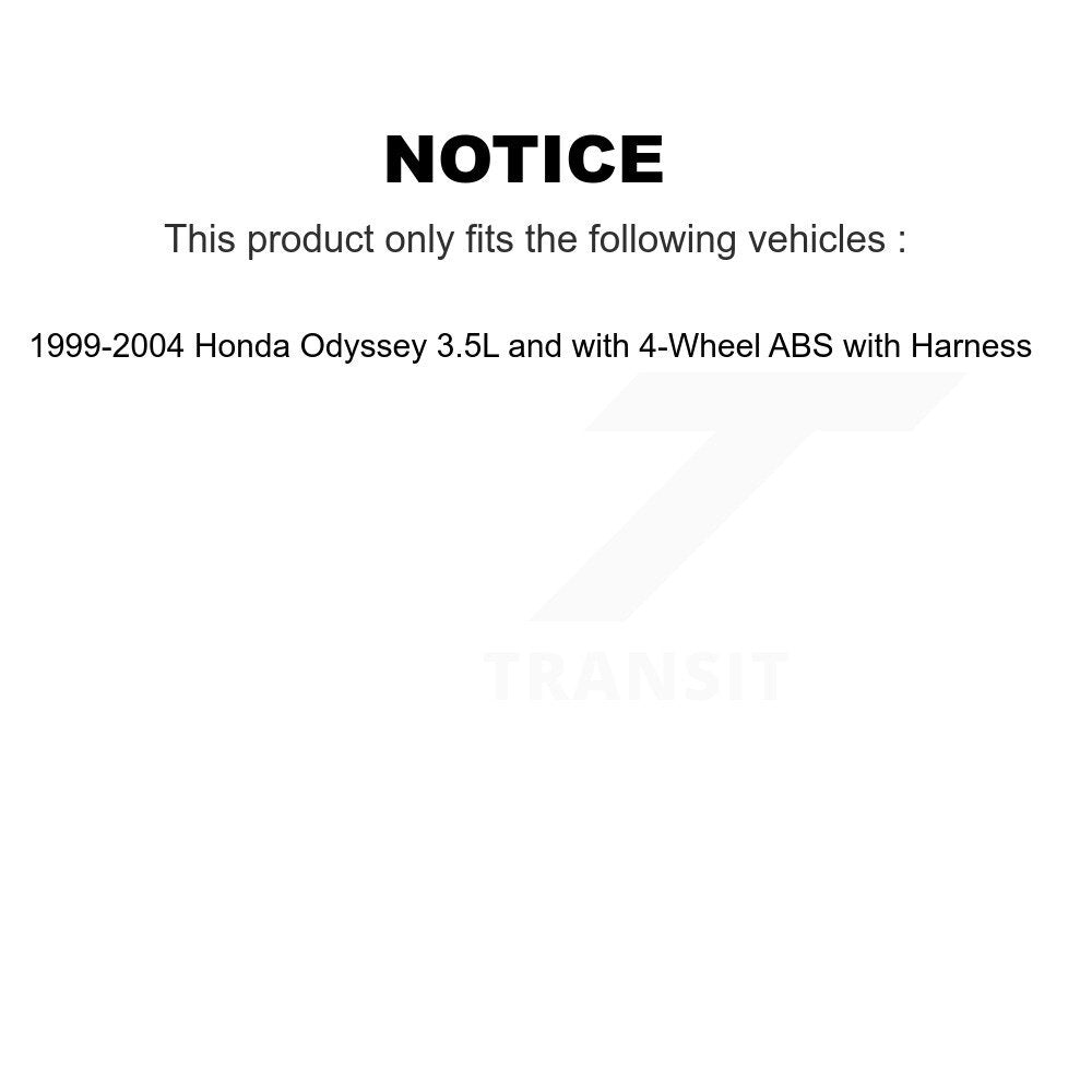 ABS Wheel Speed Sensor Front Right SEN-2ABS0172 For Honda Odyssey with Harness