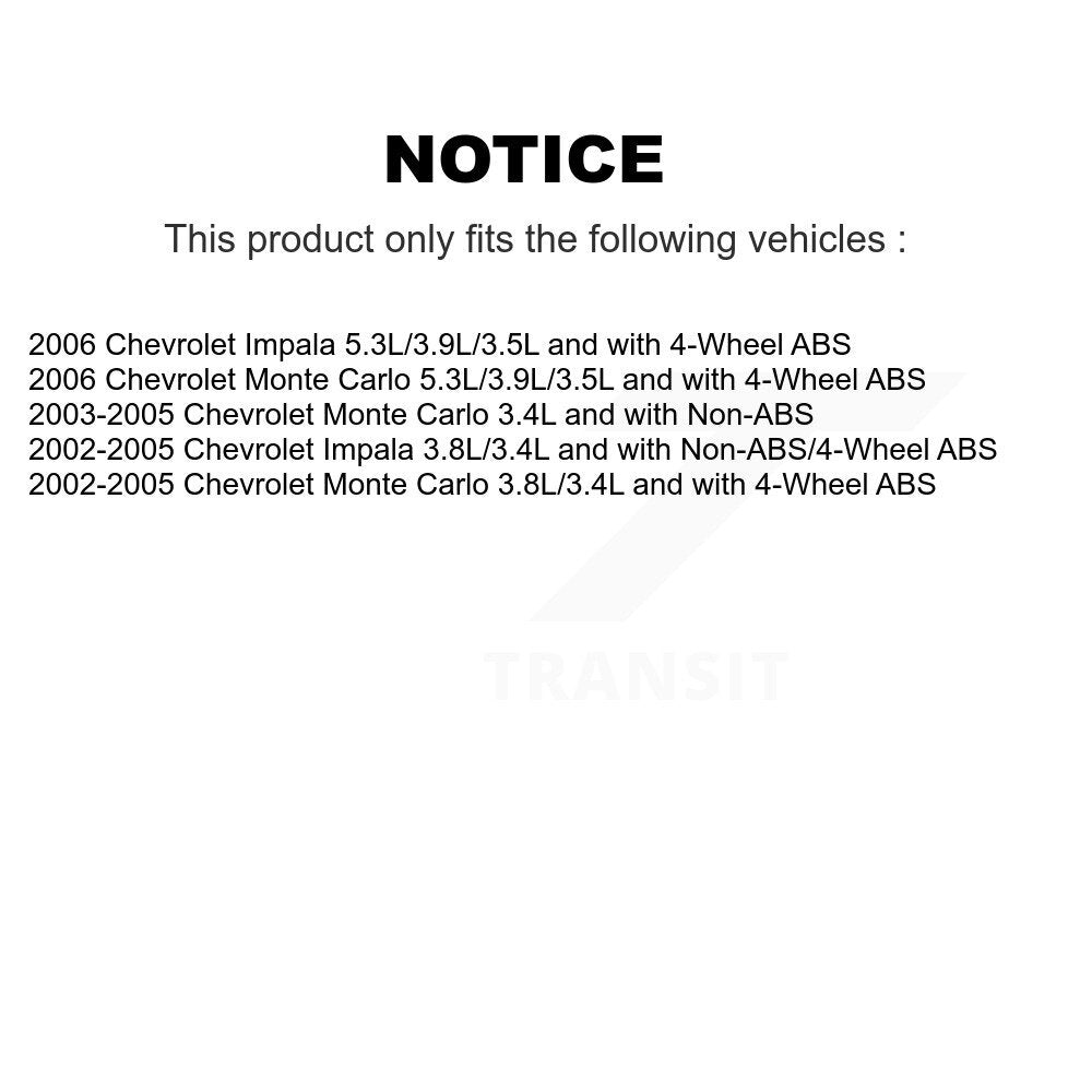 ABS Wheel Speed Sensor Wiring Harness Front Right SEN-2ABS0375 For Chevrolet